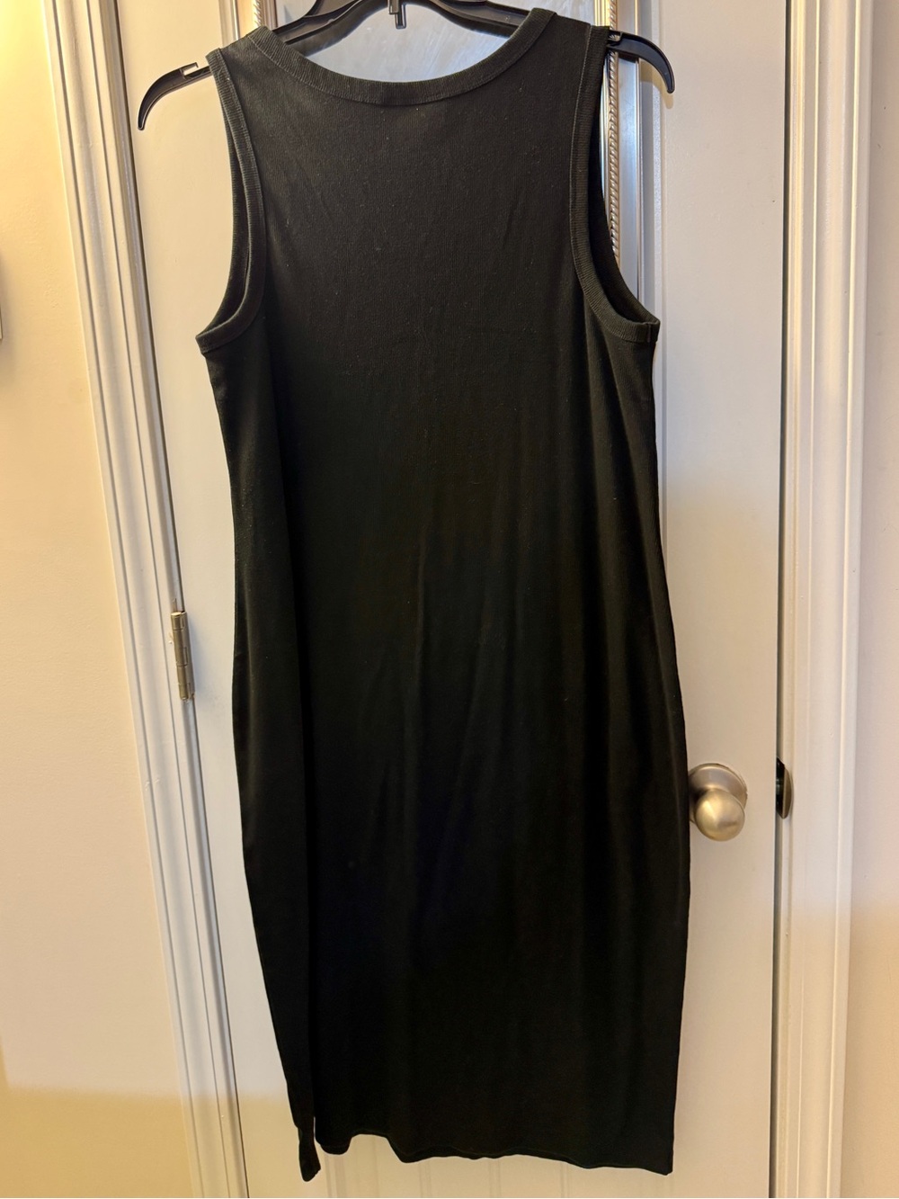 Universal Thread Black Ribbed Midi Tank Dress Size XXL - Picture 2 of 3
